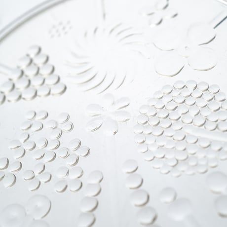 Nuutajarvi｜Flora ｜plate φ17cm｜clear｜2
