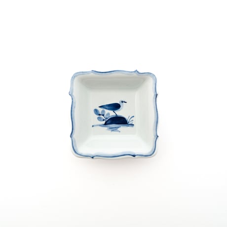 Royal Copenhagen｜Tranquebar｜plate 7.8cm｜bird｜A