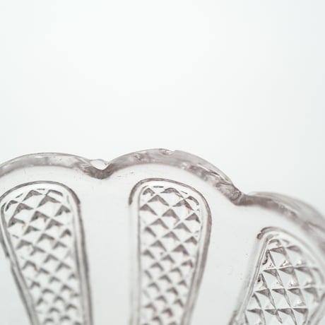 Nuutajarvi｜sugar bowl H8cm｜clear｜01