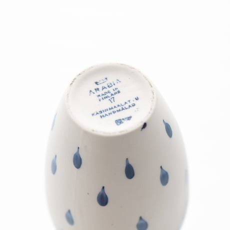 Arabia｜vase H14.6cm｜blue