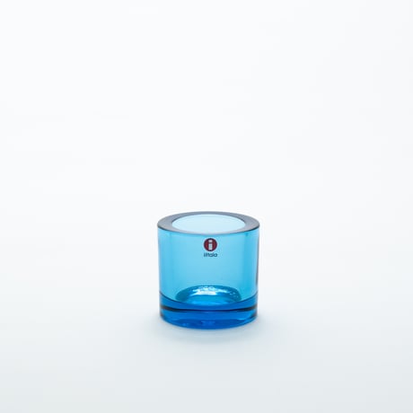Iittala｜Kivi｜candle holder｜turquoise blue