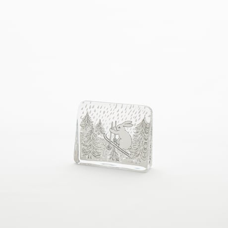 Helja｜glass card｜Bunny skiing｜S