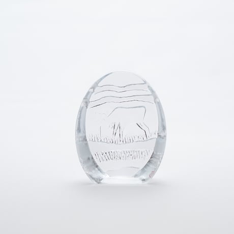 Iittala｜Poro｜glass object｜reindeer