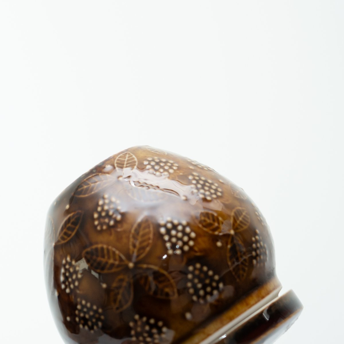 ARABIA/アラビア/キャンディポット/CHYMOS/キーモス別注/ブラウン 北欧食器/ビンテージ/ARABIA/アラビア/キャンディポット/CHYMOS