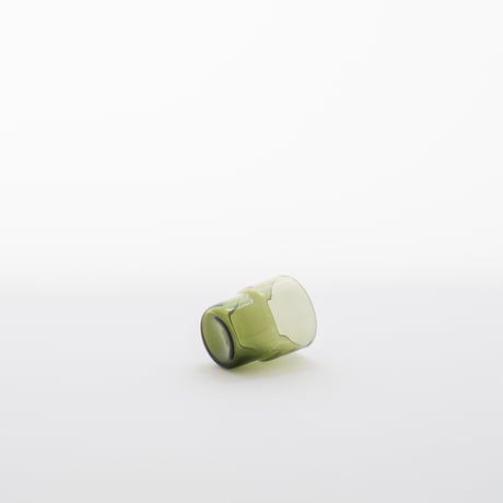 Nuutajärvi｜1718｜mini glass φ4cm｜olive