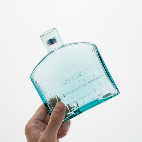 Nuutajarvi｜200th Anniversary bottle｜light blue