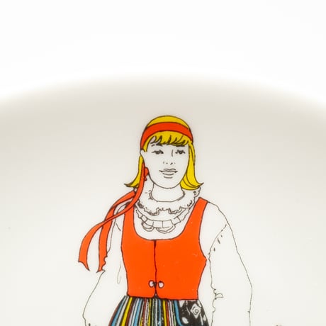 Arabia｜Laitila｜wall plate｜girl
