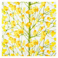 Marimekko fabric｜Lumimarja｜Erja Hirvi｜2004｜yellow