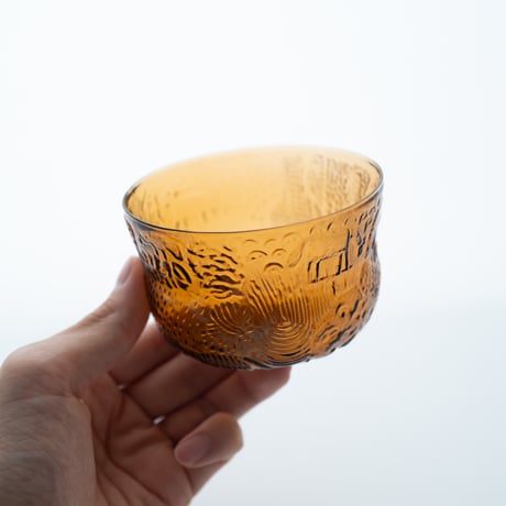 Nuutajarvi｜Fauna｜bowl φ9.5cm｜brown