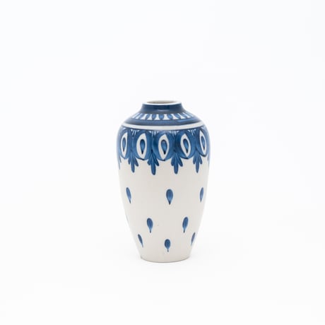 Arabia｜vase H14.6cm｜blue