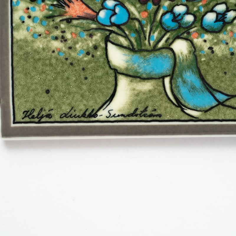 Arabia｜Helja｜wall plate｜flower bouquet | lumikk