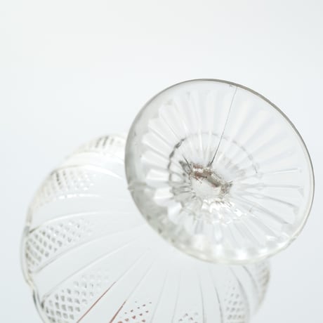 Nuutajarvi｜sugar bowl H8cm｜clear｜02