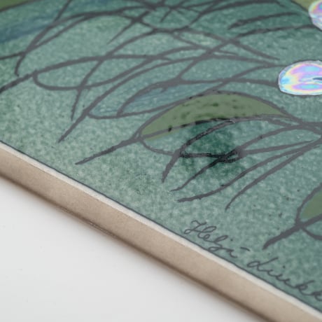 Arabia｜Helja｜wall plate｜blue Lilies