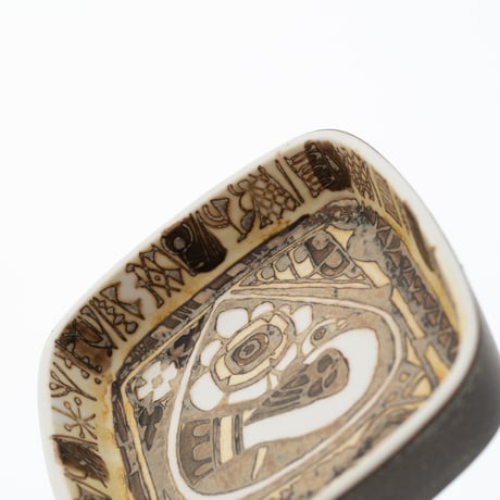 Royal Copenhagen｜Baca｜plate 10cm｜brown