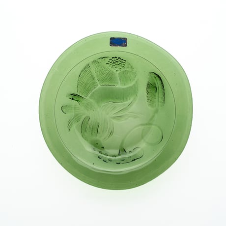 Nuutajarvi｜Pioni｜plate φ17cm｜green