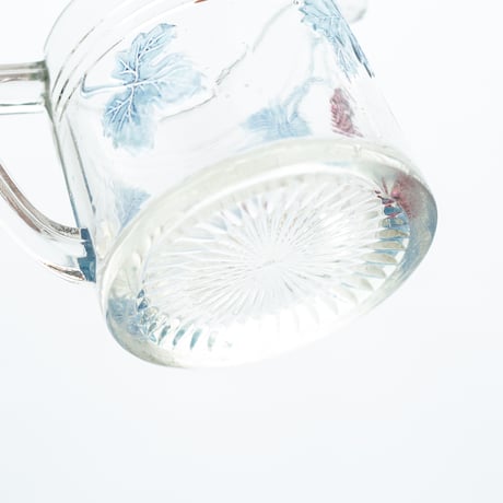 Riihimaki｜Terttu｜creamer φ7cm｜colored grapes