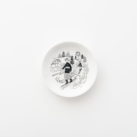 Arabia｜Emilia｜log driver｜plate 9.5cm