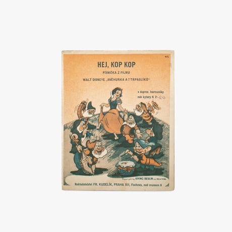Czech｜sheet music｜HEJ, KOP KOP｜1940s