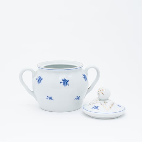 Arabia｜sugar pot｜blue rose