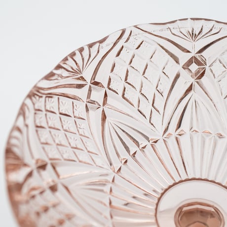 sugar bowl φ12.6cm｜pink