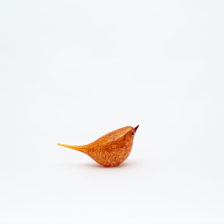 Murano｜glass bird｜orange