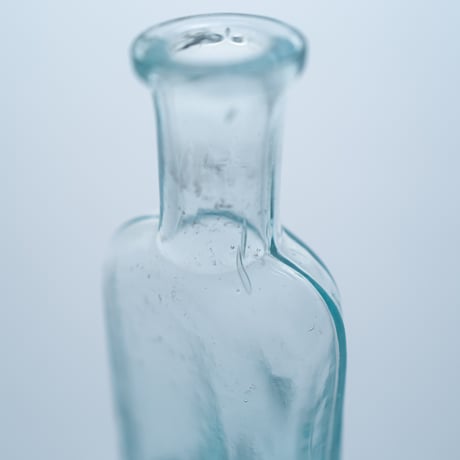 Old glass bottle｜20ml｜W2.0×D3.5×H8.0cm｜blue