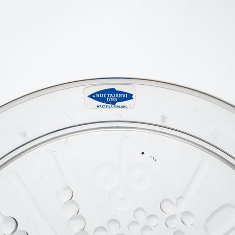 Nuutajarvi｜Flora ｜plate φ17cm｜clear｜2