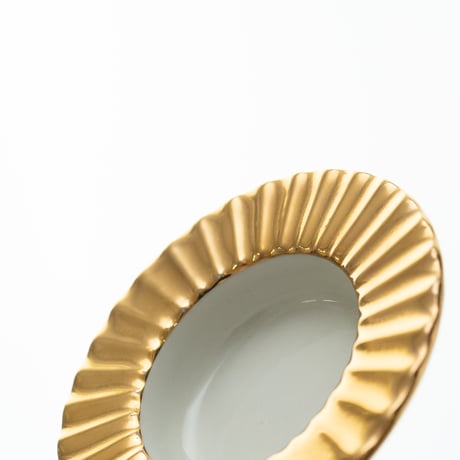 Arabia / Wartsila｜mini tray / candle holder｜gold