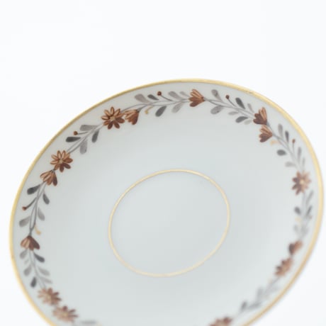Arabia｜OC model｜cup φ5.5cm｜brown flower