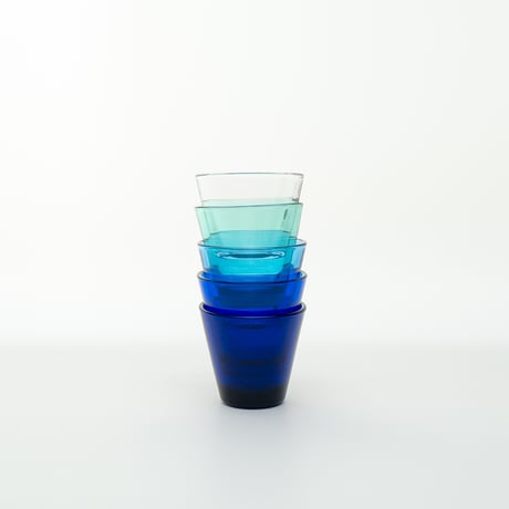 Nuutajarvi｜Kartio｜shot glass φ6.2cm｜turquoise blue