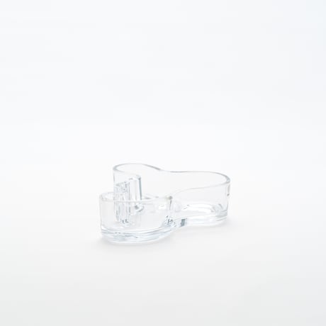 Iittala｜Aalto Collection｜bowl 136mm｜clear & ultramarine blue