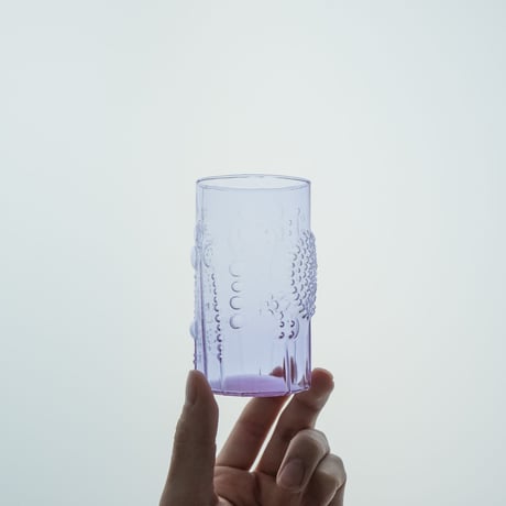 Nuutajarvi｜Flora｜tumbler φ5.8cm｜amethyst