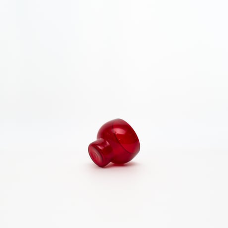 Nuutajarvi｜1119｜glass φ6.5cm｜red