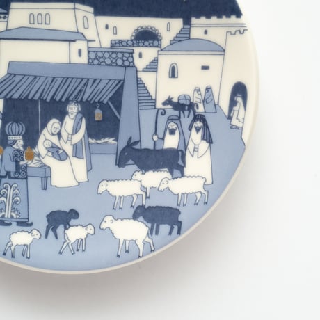 Arabia｜Christmas plate｜Crib