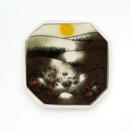 Arabia / Finnair｜Helja｜wall plate｜midnight sun