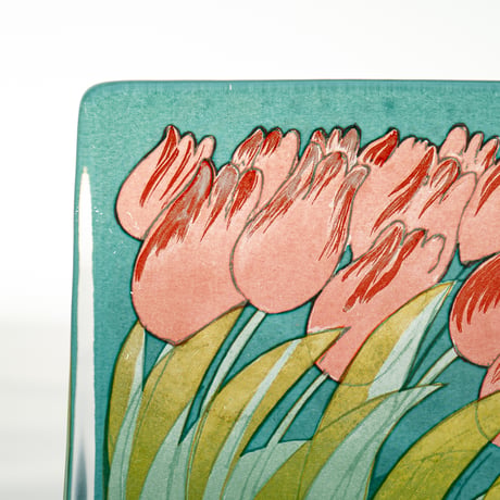 Arabia｜Helja｜glass card｜tulip