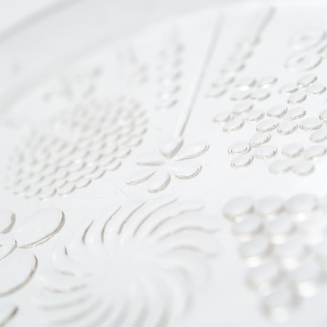Nuutajarvi｜Flora ｜plate φ17cm｜clear｜1