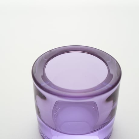 Iittala｜Kivi｜candle holder｜light lilac｜1