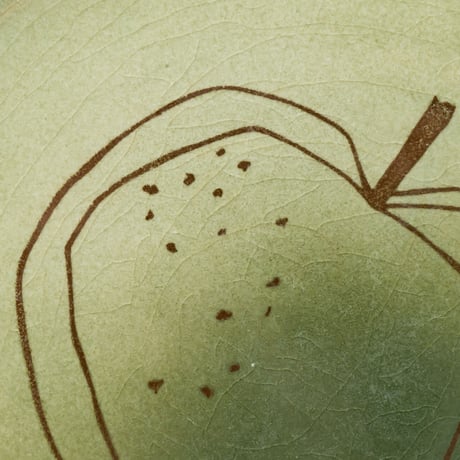 Arabia｜Graffito (ｸﾞﾗﾌｨｰﾄ)｜plate φ20cm｜apple