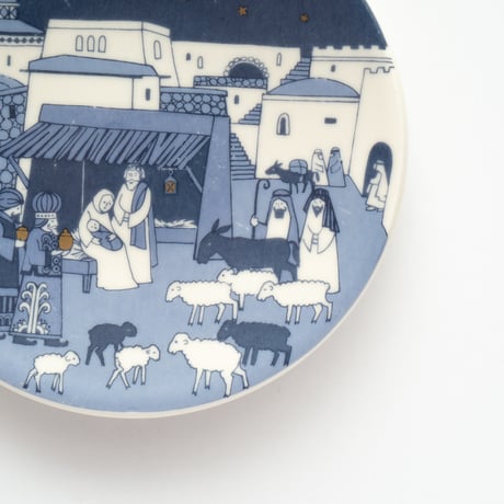 Arabia｜Christmas plate｜Crib