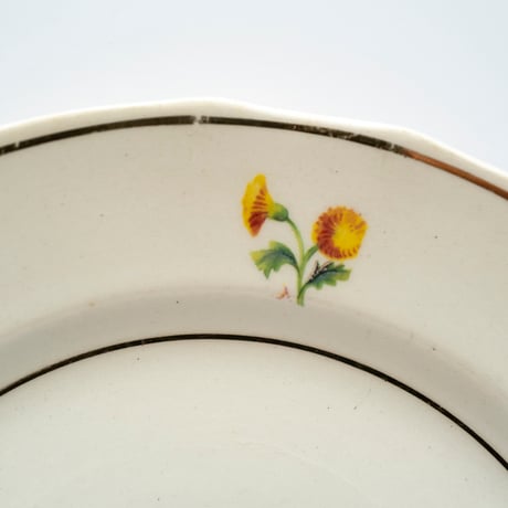 Arabia｜plate φ17cm｜colorful flower