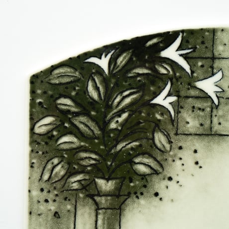 Arabia｜Helja｜wall plate｜Wall tile in the hall