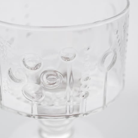 Nuutajarvi｜Flora｜bowl φ8cm｜clear