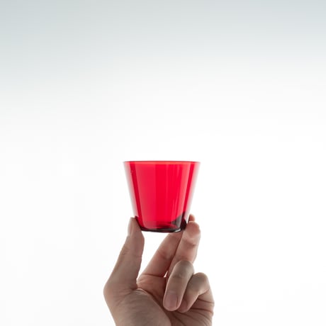 Nuutajarvi｜Kartio/Kimara｜glass φ7.0cm｜red