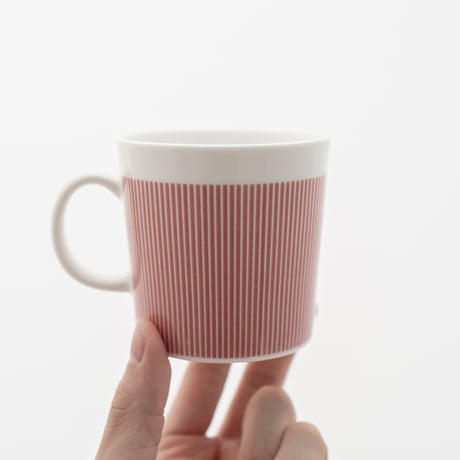 Arabia / Iittala｜Teema｜mug φ8.3cm｜red stripe