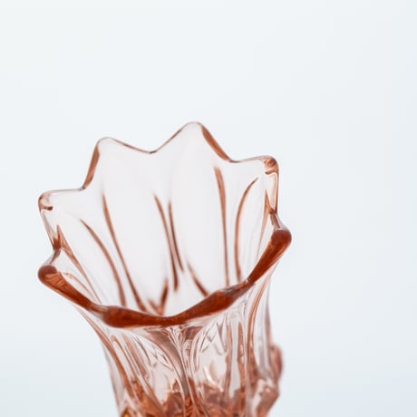 Nuutajarvi｜vase H10.8cm｜pink
