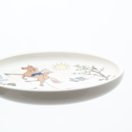 ARABIA｜Pieni ratsastaja｜plate φ18.5cm