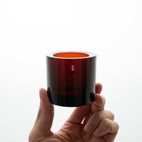 Iittala｜Kivi｜candle holder｜brown