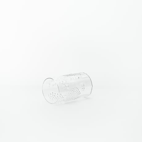 Nuutajarvi｜Flora｜tumbler φ5.7cm｜clear