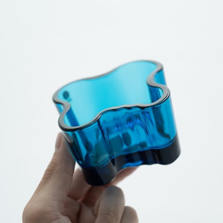 Iittala｜Aalto Collection｜candle holder H55mm｜turquoise